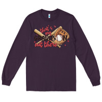 Plum that's my grandson out there Long Sleeve Tee - MaliasSmallBusiness
