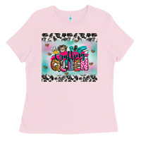 Bubblegum Pink crafting queen Ladies Tee - Zillion Design Studio