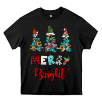 Black western trees merry and bright christmas Heavy Core Tee - RanaPortraitStore