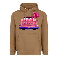 Toasted Coconut Loads Of Love Valentine's Day Truck Heavyweight Hoodie - Bettercallsaul
