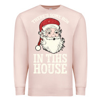 Pale Pink There's Some Ho Ho Ho's in this House Santa Claus Premium Sweatshirt - Bettercallsaul
