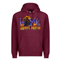 Burgundy Home Sweet Home Premium Hoodie - texasbilliewilder