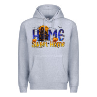 Heather Grey Home Sweet Home Premium Hoodie - texasbilliewilder