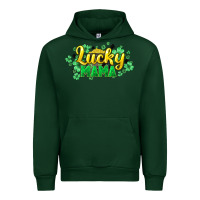 Forest Green Lucky mama mother's day Urban Hoodie - HowdyJamesFarm