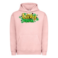 Pigment Salmon Lucky mama mother's day Urban Hoodie - HowdyJamesFarm