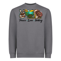 Storm peace love turkey Heavyweight Sweatshirt - LillyAllenDesigns