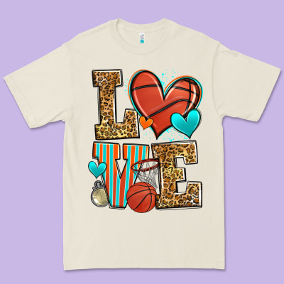 Love Basketball Premium Tee Designed By Zillion Design Studio