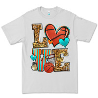 Dove Grey love basketball Premium Tee - Zillion Design Studio