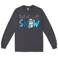 Smoke let it snow snowman coffee Long Sleeve Tee - JahusDesignShop