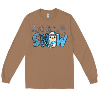 Toasted Coconut let it snow snowman coffee Long Sleeve Tee - JahusDesignShop