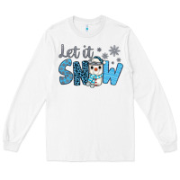 White let it snow snowman coffee Long Sleeve Tee - JahusDesignShop