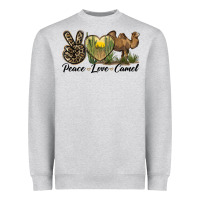 Peace Love Camel Heavyweight Sweatshirt | Teevron