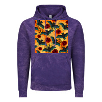 Cloud Purple halloween bat and roses seamless pattern Vintage Hoodie - BundleAndBundleShop