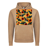 Vintage Coffee halloween bat and roses seamless pattern Vintage Hoodie - BundleAndBundleShop
