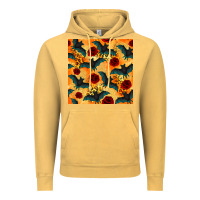 Vintage Mustard halloween bat and roses seamless pattern Vintage Hoodie - BundleAndBundleShop