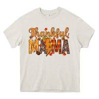 Cream thankful mama Heavy Core Tee - texasbilliewilder