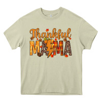 Mossy thankful mama Heavy Core Tee - texasbilliewilder
