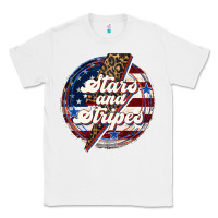 White Western Stars and Stripes Classic Tee - LillyAllenDesigns