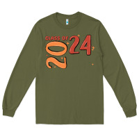 Army Green custom class of 2024 name of school font  super sn Long Sleeve Tee - MaliasSmallBusiness