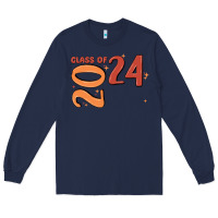 Navy custom class of 2024 name of school font  super sn Long Sleeve Tee - MaliasSmallBusiness