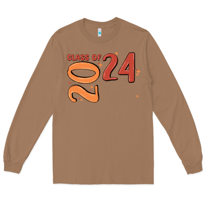 Custom Class Of 2024 Name Of School Font  Super Sn Long Sleeve Tee by MaliasSmallBusiness | Teevron