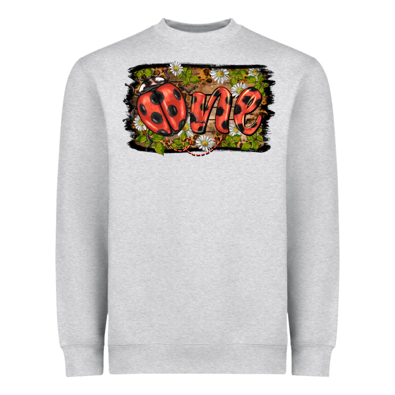 Ladybug One Background Heavyweight Sweatshirt by BarkalooDesign | Teevron