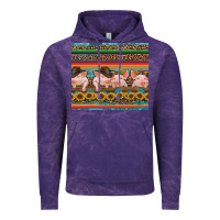 Cloud Purple western serape pigs Vintage Hoodie - RanaPortraitStore