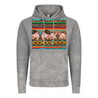 Cloud Rock western serape pigs Vintage Hoodie - RanaPortraitStore