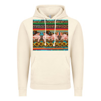Vintage Artic western serape pigs Vintage Hoodie - RanaPortraitStore