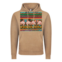 Vintage Coffee western serape pigs Vintage Hoodie - RanaPortraitStore
