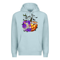 Blue Mist Sorta Sweet Sorta Spooky Premium Hoodie - texasbilliewilder