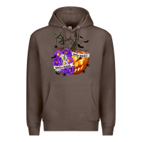 Coffee Sorta Sweet Sorta Spooky Premium Hoodie - texasbilliewilder