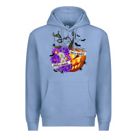 Colony Blue Sorta Sweet Sorta Spooky Premium Hoodie - texasbilliewilder