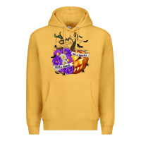 Mustard Sorta Sweet Sorta Spooky Premium Hoodie - texasbilliewilder