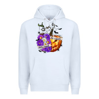 White Sorta Sweet Sorta Spooky Premium Hoodie - texasbilliewilder