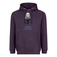 Plum Bernie it's Cold Outside Heavyweight Hoodie - Bettercallsaul
