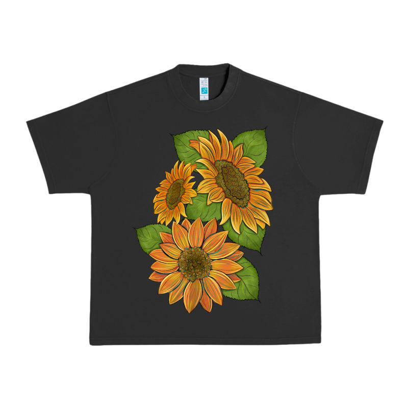 Sunflowers Urban Heavy Tee by Artiststas | Teevron