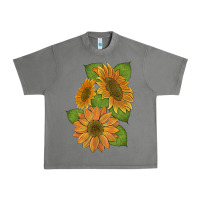 Tornado sunflowers Urban Heavy Tee - Artiststas