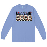 Colony Blue baseball mama Long Sleeve Tee - MaliasSmallBusiness