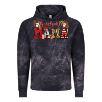 Cloud Black baseball mama Vintage Hoodie - Jasminsmagicworld