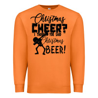 Carrot Christmas Cheer I Thought You Said Christmas Beer Premium Sweatshirt - Bettercallsaul