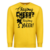 Lemon Christmas Cheer I Thought You Said Christmas Beer Premium Sweatshirt - Bettercallsaul