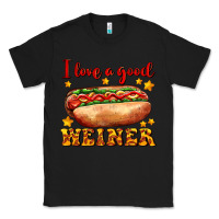 Black i love a good weiner Classic Tee - AdoDesignShop