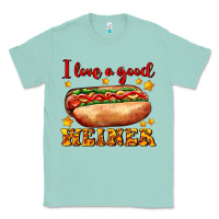Seafoam i love a good weiner Classic Tee - AdoDesignShop
