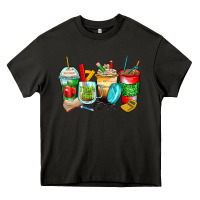 Asphalt teacher coffee cups Heavy Core Tee - Zillion Design Studio