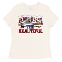 Bone America the beautiful Ladies Tee - texasbilliewilder