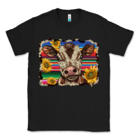 Black western background baby calf Classic Tee - BarkalooDesign