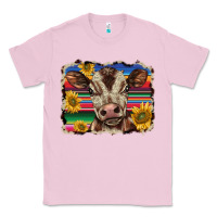 Bubblegum Pink western background baby calf Classic Tee - BarkalooDesign
