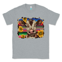 Heather Grey western background baby calf Classic Tee - BarkalooDesign