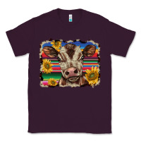 Plum western background baby calf Classic Tee - BarkalooDesign